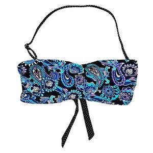 Bingo Surf Paisley Bandeau Bikini Top